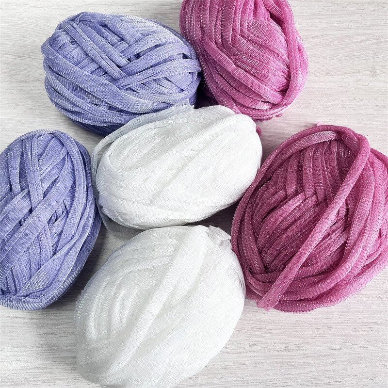 T-Shirt Yarn - Manufacturer - Woven Bag Recycled Cotton Glitter Dyed Fancy