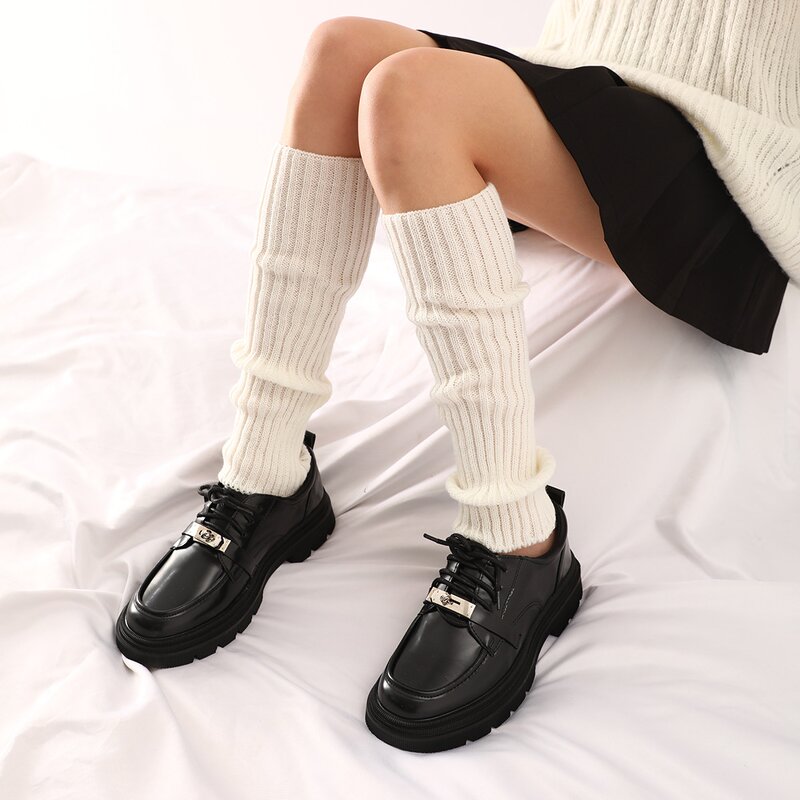 Women's Leg Warmers - Manufacturer - 2025 Winter Cable Knit 5 Toe Daily Use