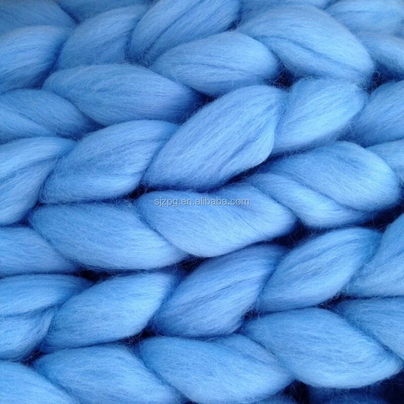 Merino Wool Yarn - Manufacturer - Super Soft Chunky Bulky Roving Dyed Fancy