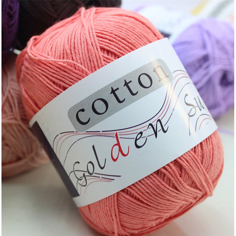 Pure Cotton Yarn - Manufacturer - 100% High Strength for Baby Sweaters Hand Knitting