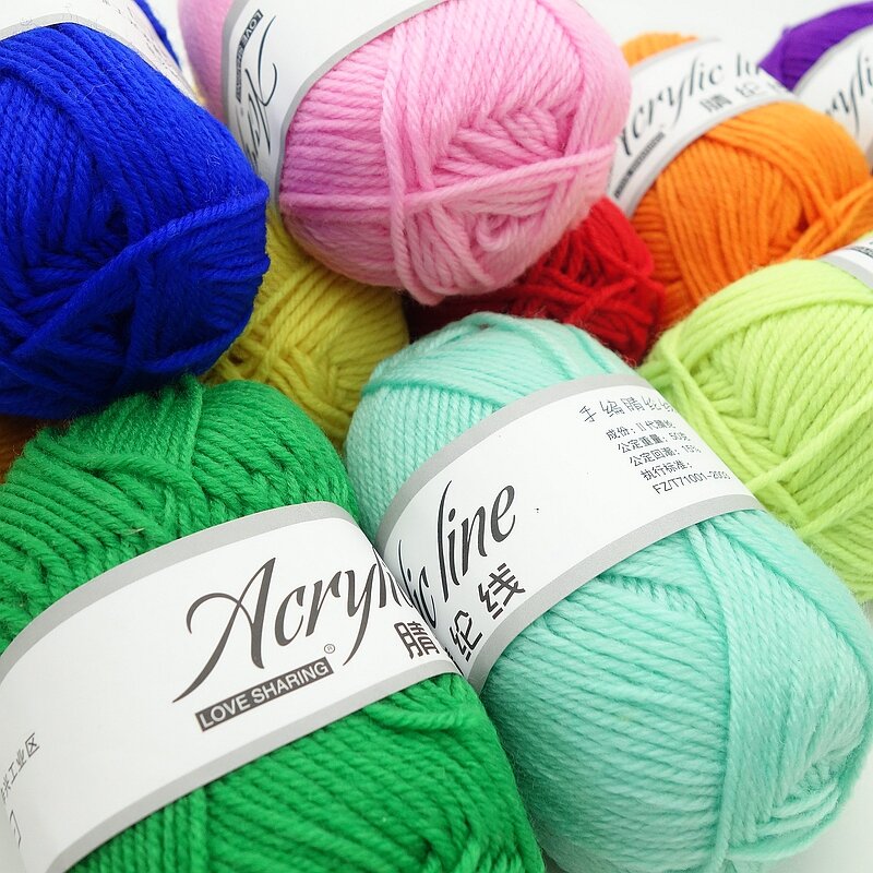 4 Ply Acrylic Yarn - Manufacturer - Factory Supply Hand Making Crochet Wholesale