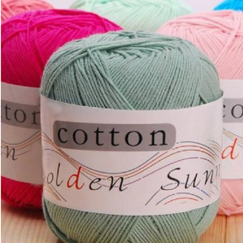 Pure Cotton Yarn - Manufacturer - 100% High Strength for Baby Sweaters Hand Knitting