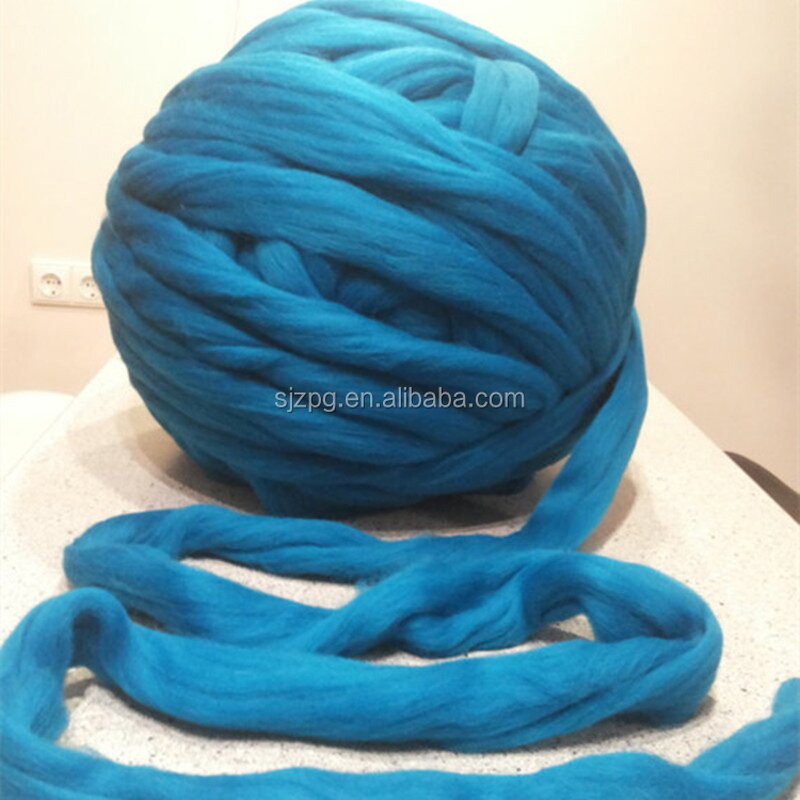 Merino Wool Yarn - Manufacturer - Super Soft Chunky Bulky Roving Dyed Fancy