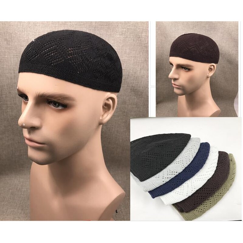 Muslim Prayer Hat - Manufacturer - Cotton Knitting Crochet Islam Kufi Beanie