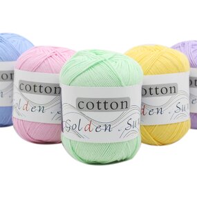 Pure Cotton Yarn - Manufacturer - 100% High Strength for Baby Sweaters Hand Knitting