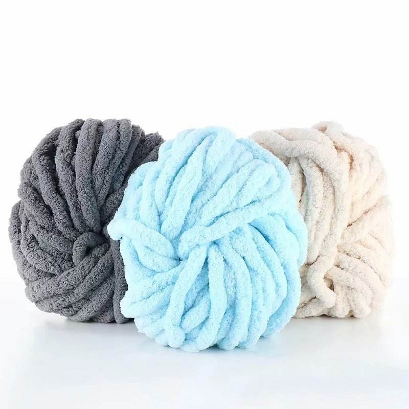 Chunky Chenille Yarn - Manufacturer - 2CM Stock Color Thick Blanket Knitting