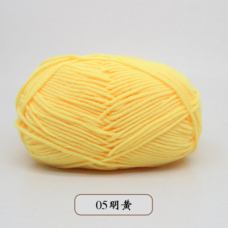 Milk Cotton Yarn - Manufacturer - 50g 5ply Wholesale Dyed Hand Knitting Crochet