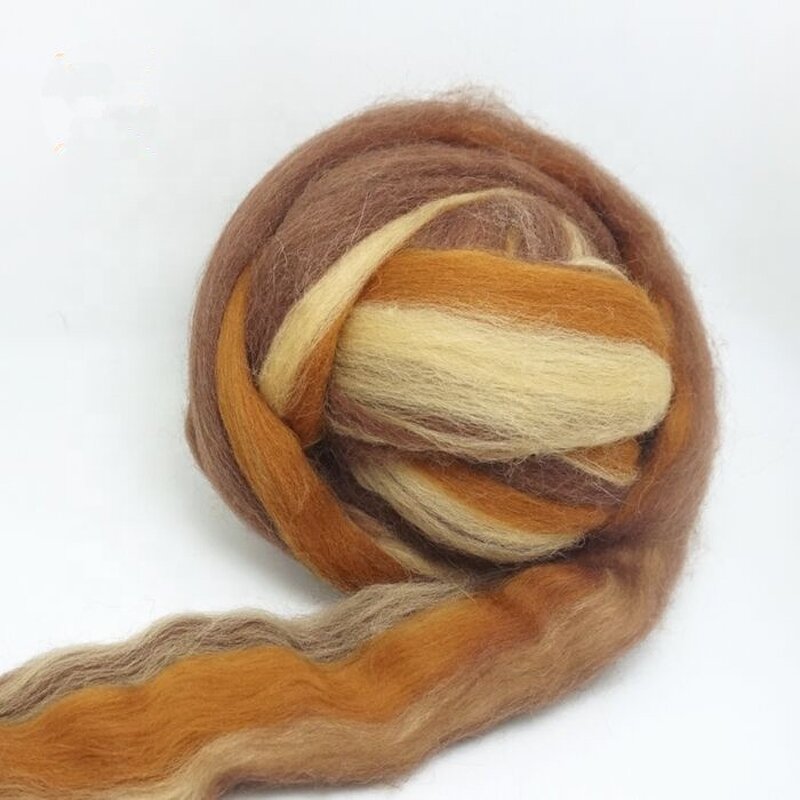 Felting Wool Fiber - Manufacturer - Mixed Color Natural Animal Needlework Felting