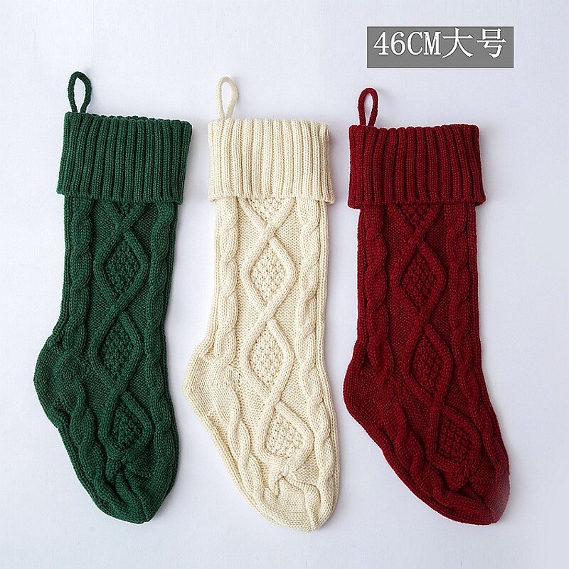 Christmas Stocking - Manufacturer - Personalized Cable Knit Hanging Festive