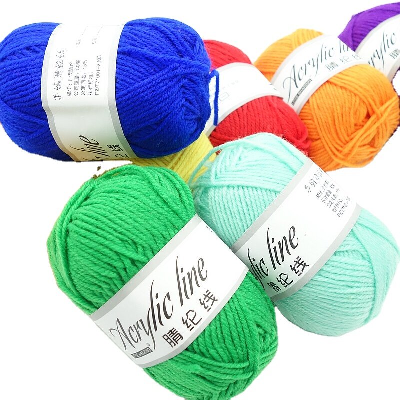 4 Ply Acrylic Yarn - Manufacturer - Factory Supply Hand Making Crochet Wholesale