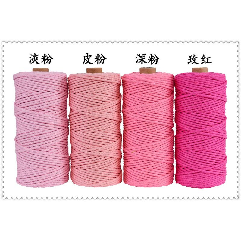 Macrame Cord - Manufacturer - 100% Cotton Rayon Blended 2mm-5mm Sizes Wholesale