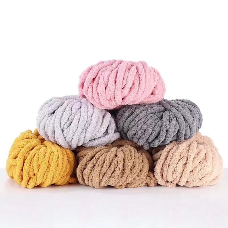 2CM Chenille Yarn - Manufacturer - Customized Colorful Chunky Throw Blanket Dyed