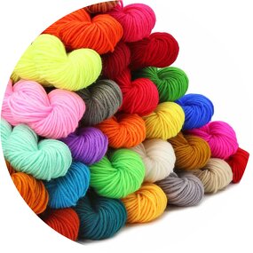 Coarse Acrylic Yarn - Manufacturer - Custom Acrylic Fiber Hand Crocheting Wholesale