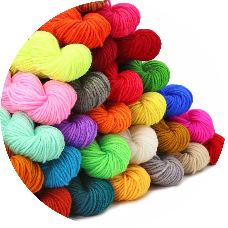 Coarse Acrylic Yarn - Manufacturer - Custom Acrylic Fiber Hand Crocheting Wholesale