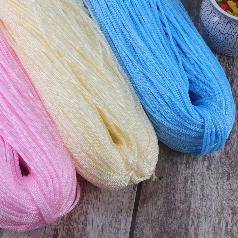 Polypropylene Yarn - Manufacturer - OEM 3mm 200G/skein Crochet Bag Doll Hat Dyed