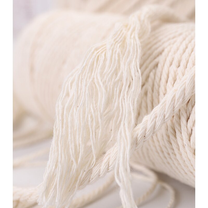 Twisted Macrame Cord - Manufacturer - 3mm-6mm Colorful Single Strand Cotton Rope