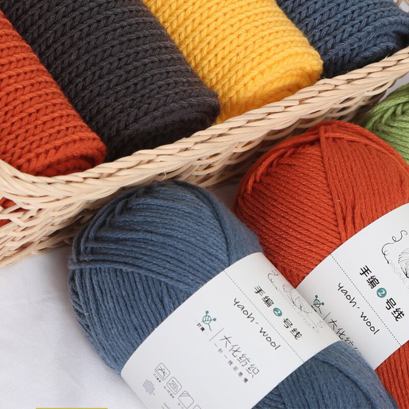 Milk Cotton Yarn - Manufacturer - 6ply 100g Combed Scarf Hat Hand Crochet