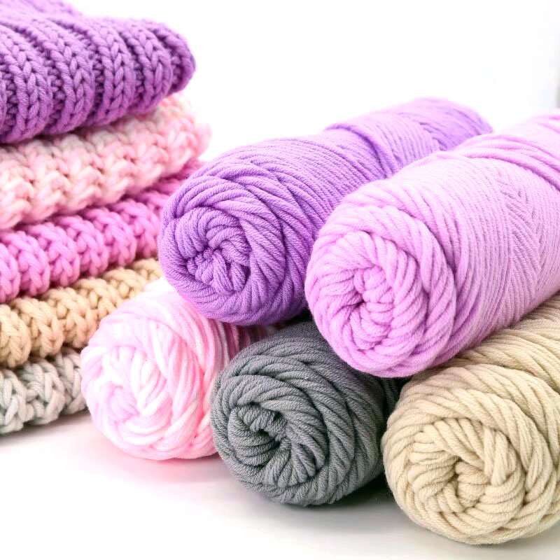 8ply Acrylic Yarn - Manufacturer - 100g Blended Wholesale Hand Knitting Yarn