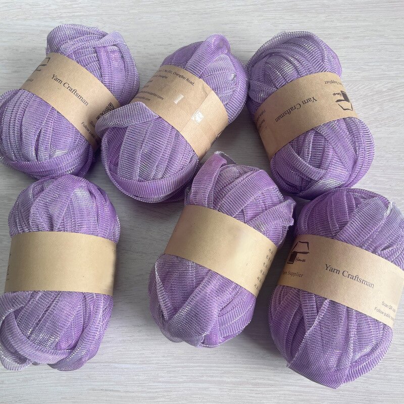 T-Shirt Yarn - Manufacturer - Woven Bag Recycled Cotton Glitter Dyed Fancy