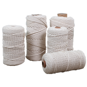 Cotton Macrame Cord - Manufacturer - 100% Natural White Handmade Braided Wall Decor