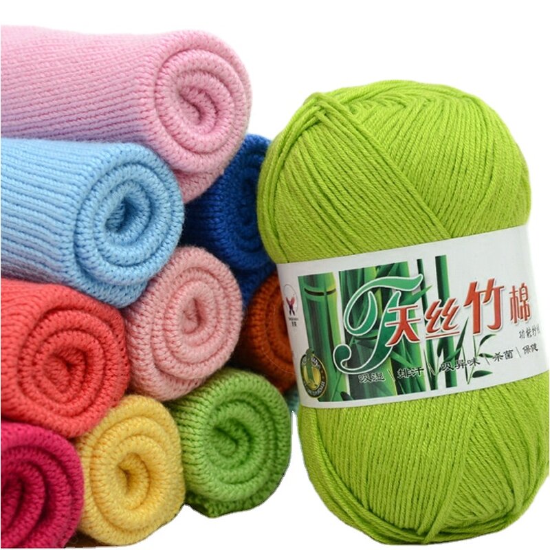 Bamboo Cotton Yarn - Manufacturer - Super Soft Blended Hand Knitting Wholesale