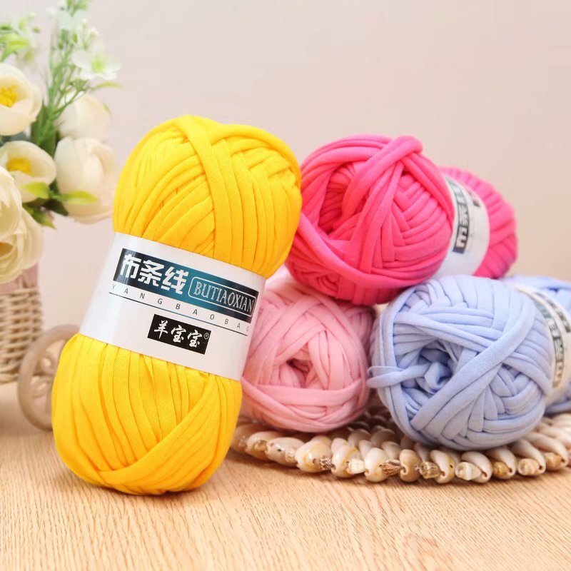 T-shirt Yarn - Manufacturer - Wholesale Solid Color Hand Knitting Crochet Yarn