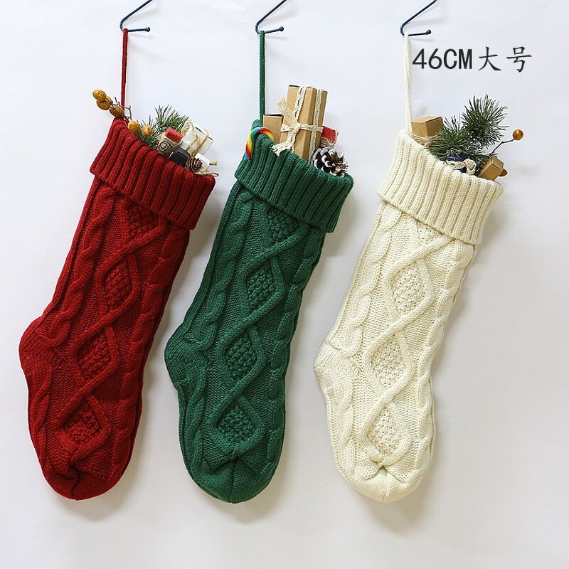 Christmas Stocking - Manufacturer - Personalized Cable Knit Hanging Festive
