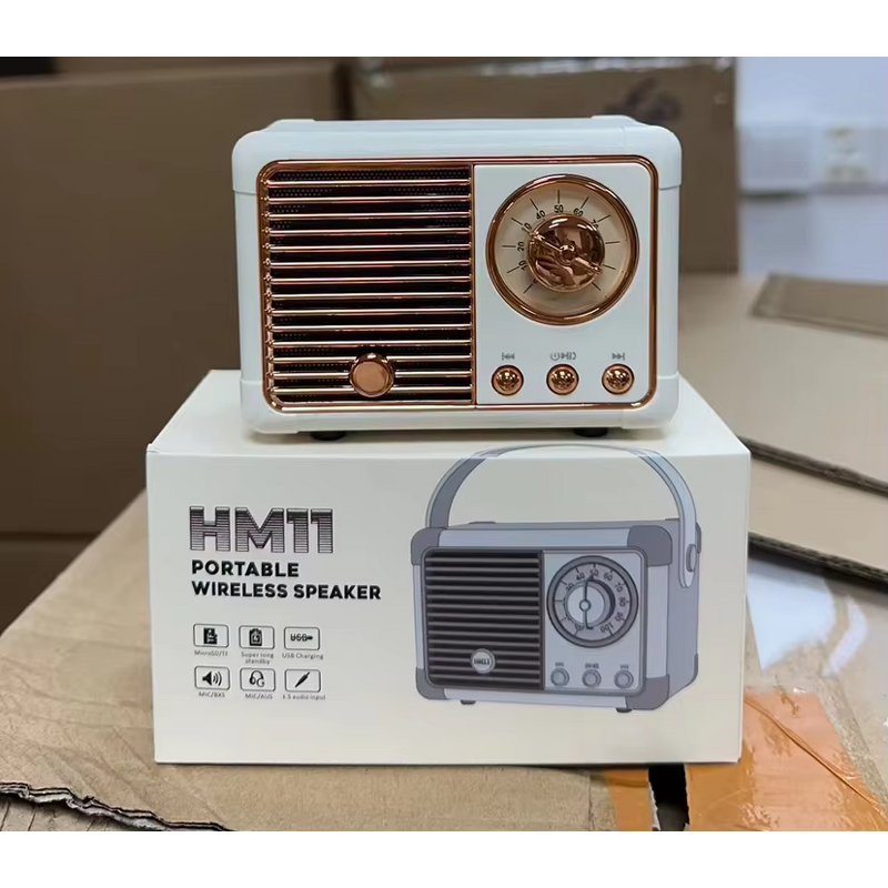 Wireless Speaker Manufacturer - HM11 Retro Mini Classical Stereo Subwoofer Portable