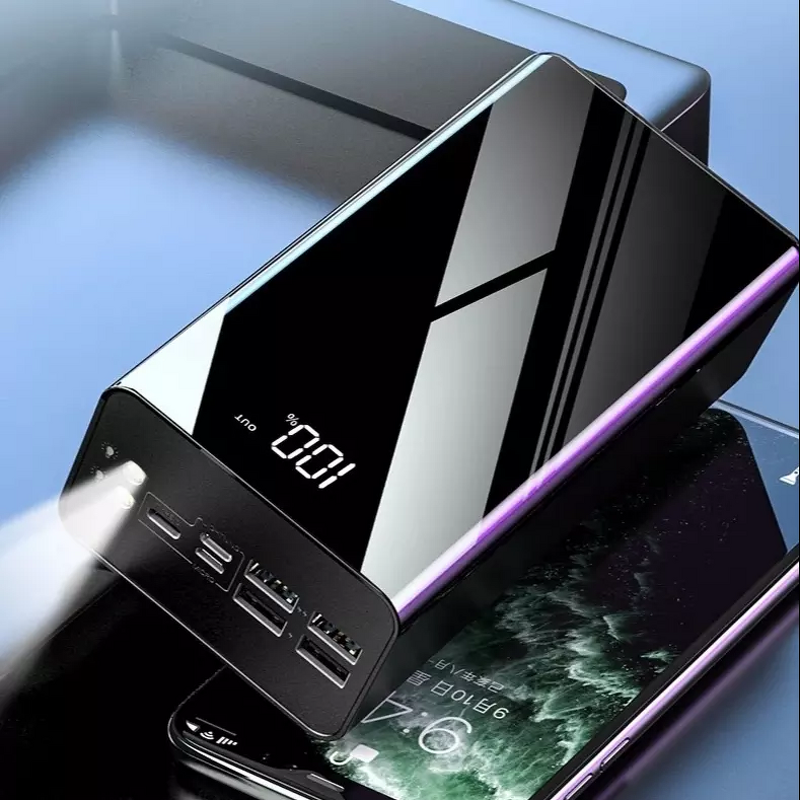 Power Bank Manufacturer - 50000mah Mirror Finish Fast with 4 Output for Multi Devices