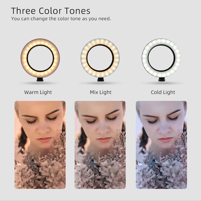 Ring Light Manufacturer - 10 Inch with Tripod Stand for Photography Live Stream