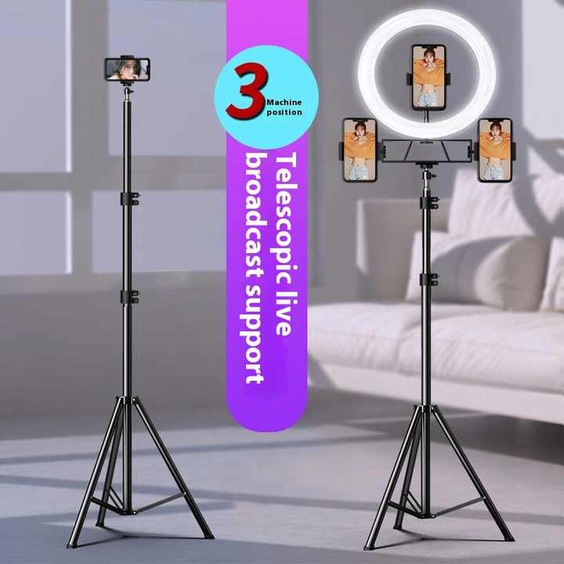 Tripod Stand Manufacturer - 1.6m Portable Adjustable Aluminum for Photography Live Streaming