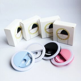 Fill Light Manufacturer - Portable Rechargeable 3 Color Selfie Ring 36 LEDs for Mobile Phone