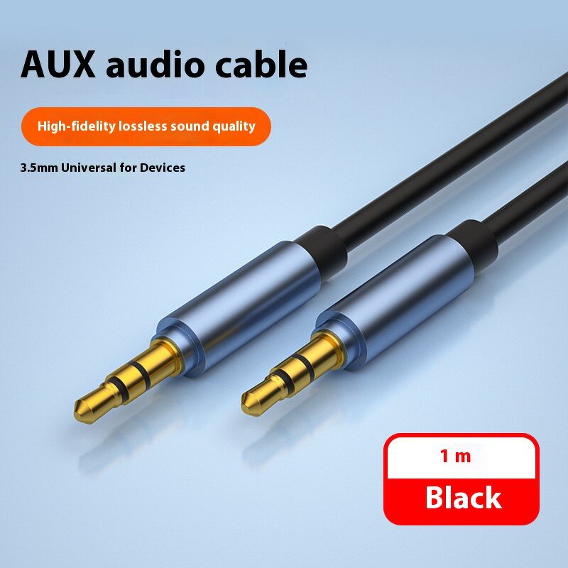 Aux Cable Manufacturer - 3.5mm Stereo Male-Male Foil Braid for Car Computer iPod