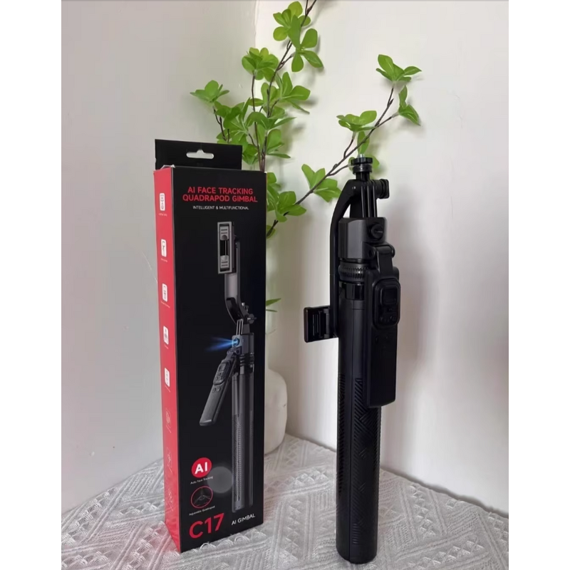 Selfie Stick Manufacturer - 360 Rotating 1630mm with Gesture Recognition C17 AI Face Tracking