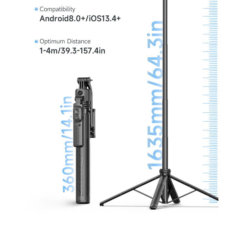 Gimbal Stabilizer Manufacturer - C17 Portable Anti-Shake Intelligent AI Follow-up Retractable