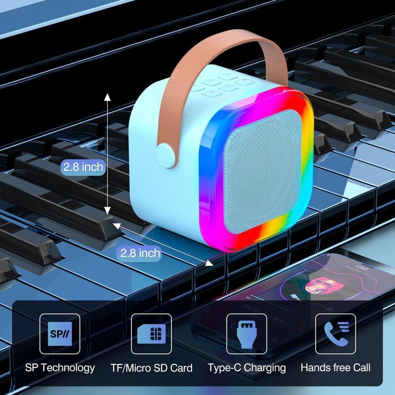 Karaoke Speaker Manufacturer - K12 Portable with 2 Microphones for Singing Enthusiasts