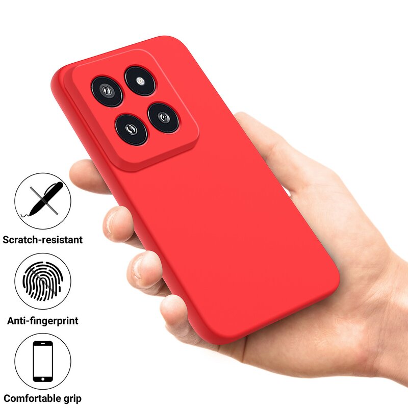 Phone Case Manufacturer - Anti Fingerprint Full Cover Liquid Silicone for Infinix Note 40 Pro+