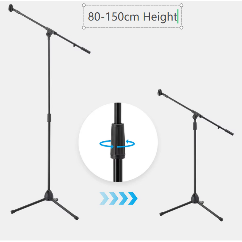 Microphone Stand Manufacturer - Professional Portable Tripod Angel Adjustable for Broadcasting