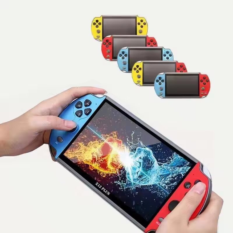 Handheld Game Console Manufacturer - X12 PLUS 7 Inch Ultra-large Screen with 10000 Games