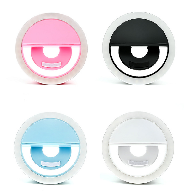 Fill Light Manufacturer - Portable Rechargeable 3 Color Selfie Ring 36 LEDs for Mobile Phone
