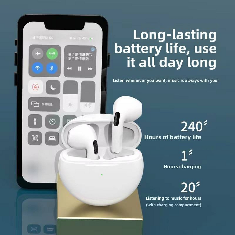 TWS Earbuds Manufacturer - Pro6 Wireless Gaming Touch Control In-ear Non-noise Cancelling