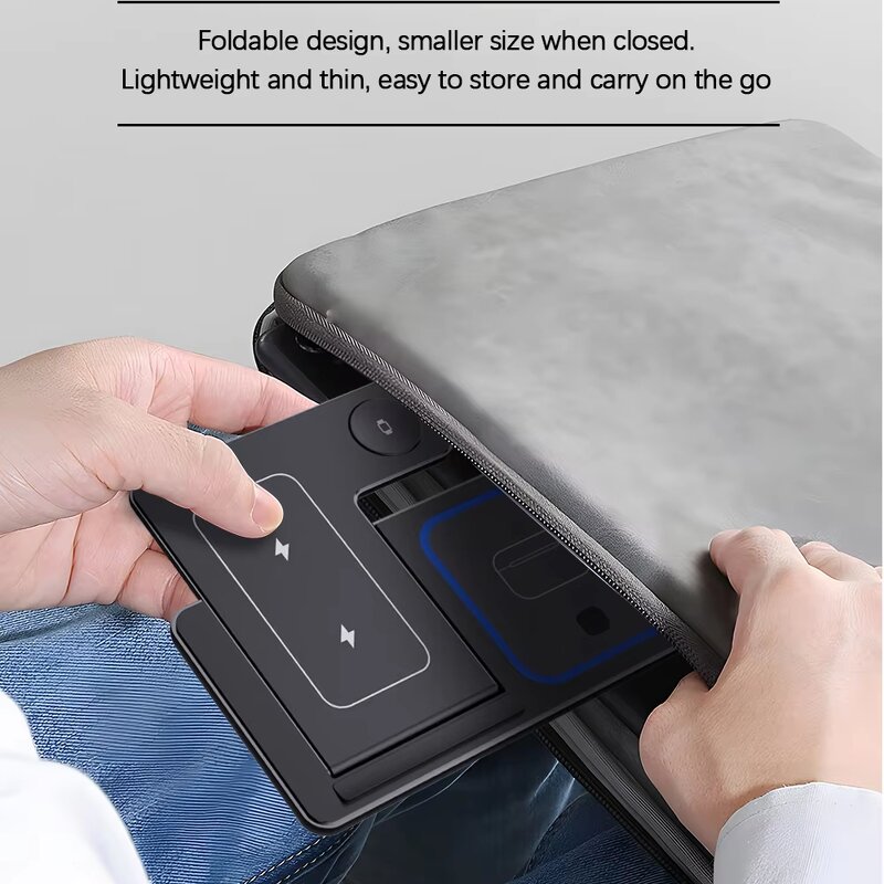 Wireless Charger Manufacturer - 3 in 1 Folding 15W Fast Stand Station for Phone Watch Earphone