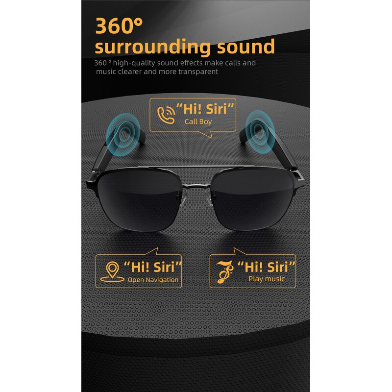 Smart Glasses Manufacturer - SG-11pro Audio Wireless Fashionable for Office Driving Cycling