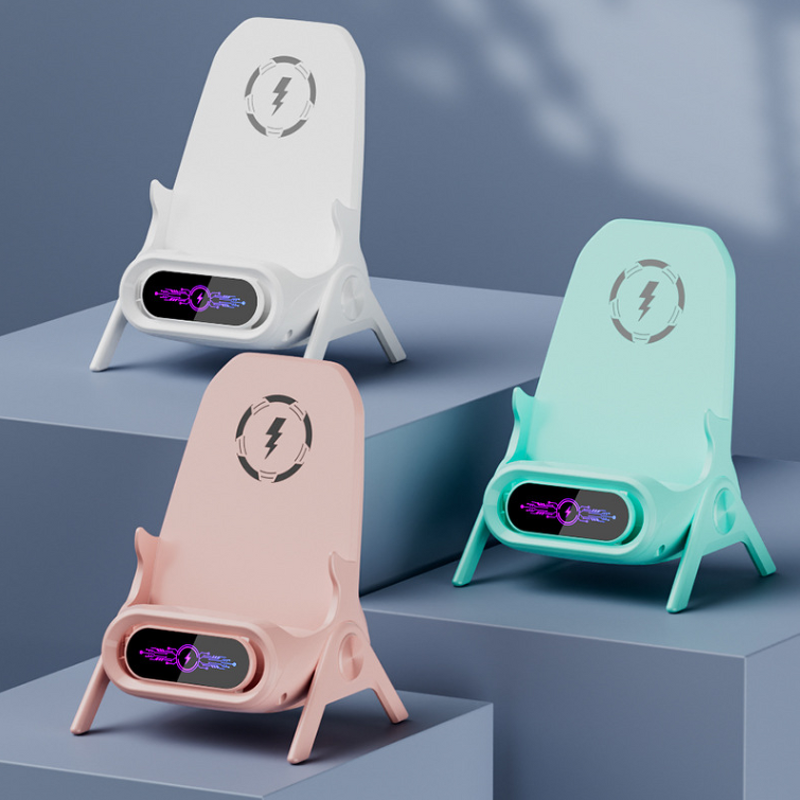 Wireless Charger Manufacturer - 15W Output Creative Chair Design Desktop Phone Stand