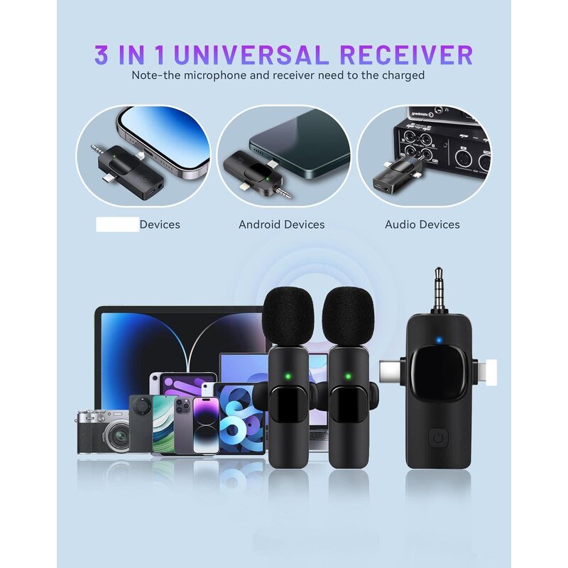 Lavalier Microphone Manufacturer - Wireless for Clear Audio Recording Vlogging Interviews