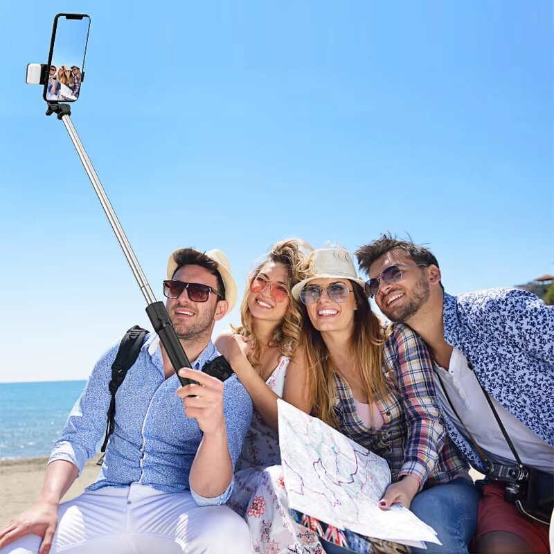 Selfie Stick Manufacturer - R1s with Fill Light Extendable Live Tripod with Remote