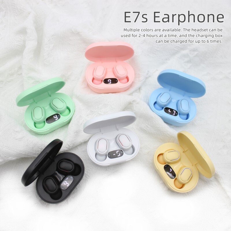 TWS Earphones Manufacturer - E7S Wireless 5.0 Stereo Noise Cancelling with Microphone