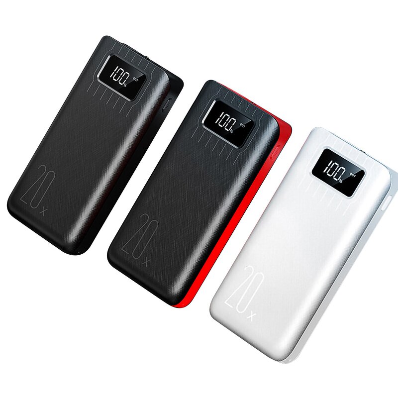 Power Bank Manufacturer - 20000mAh with Micro USB Input LED Display LI-Polymer Fast Charge
