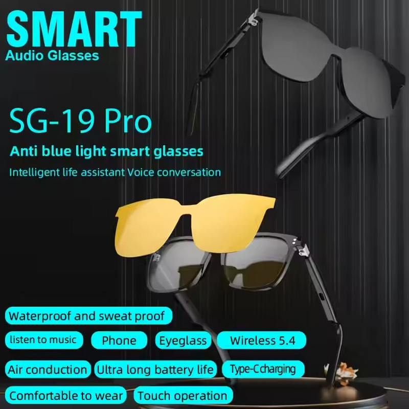 Smart Glasses Manufacturer - SG-13 PRO Ultraviolet Proof Sports Music Wireless Earphone