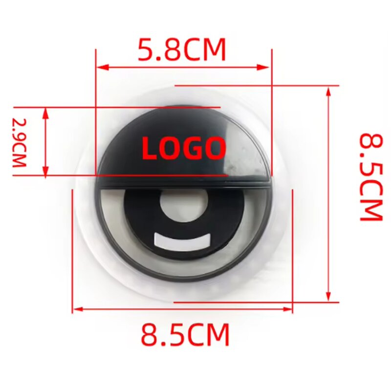 Fill Light Manufacturer - Portable Rechargeable 3 Color Selfie Ring 36 LEDs for Mobile Phone